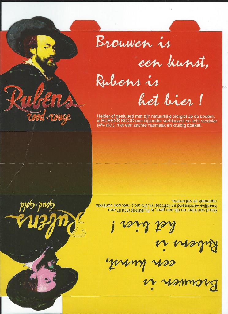 Promotion de la bière Rubens des années 90, Enlèvement ou Envoi, Neuf, Autres types