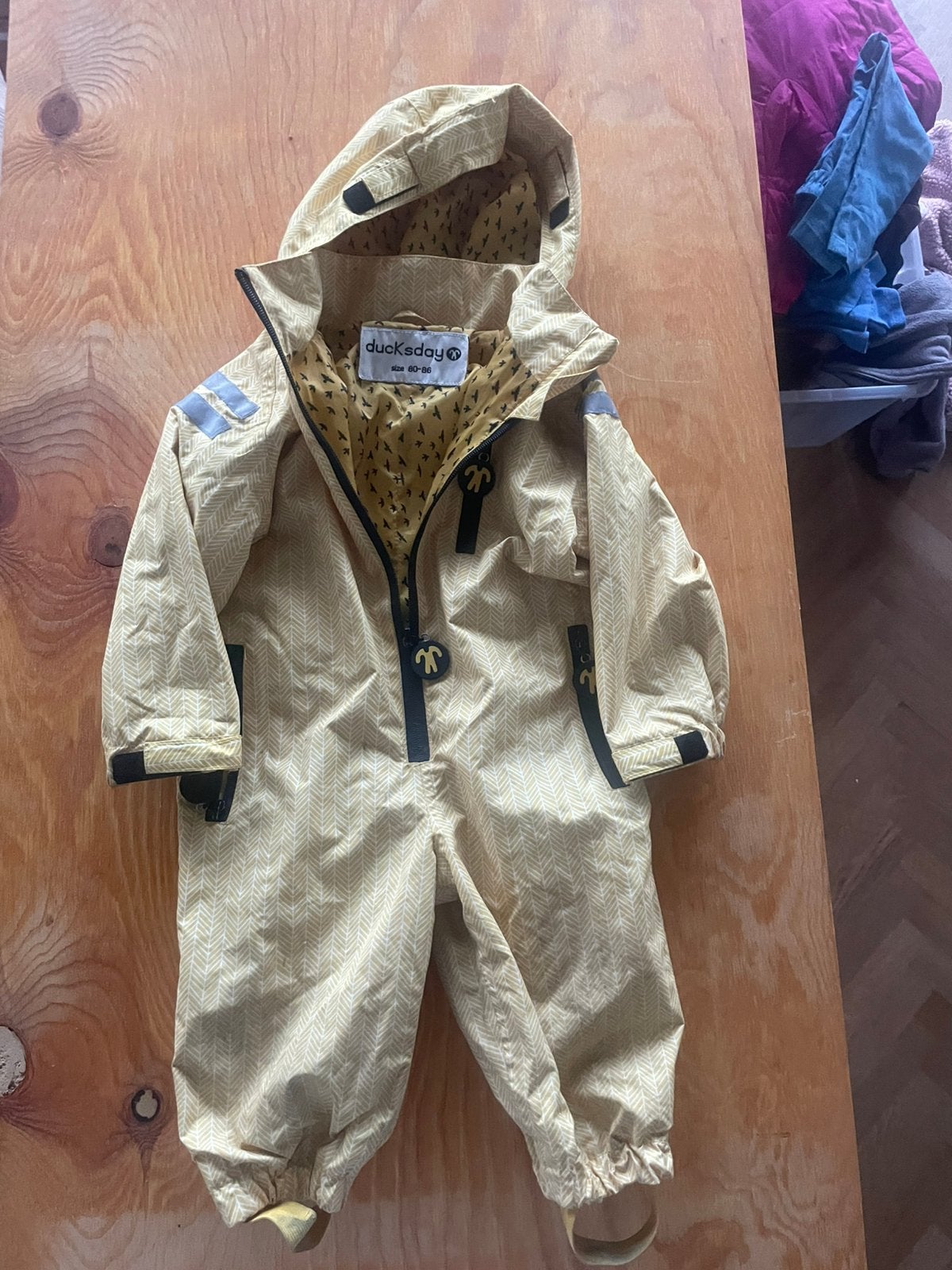 Ducksday regenpak maat 80-86, Kinderen en Baby's, Ophalen, Gebruikt, Jongetje of Meisje, Overige typen