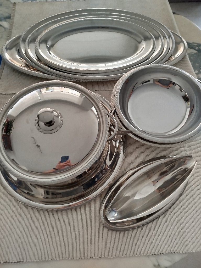 set de vaisselle - Letang & Remy - 10 pièces, Vintage, Comme neuf, Enlèvement, Autres marques