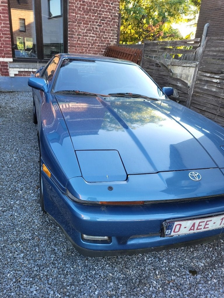 Toyota Supra MK3 targa turbo te koop., Auto's, Achterwielaandrijving, Blauw, Supra, Handgeschakeld