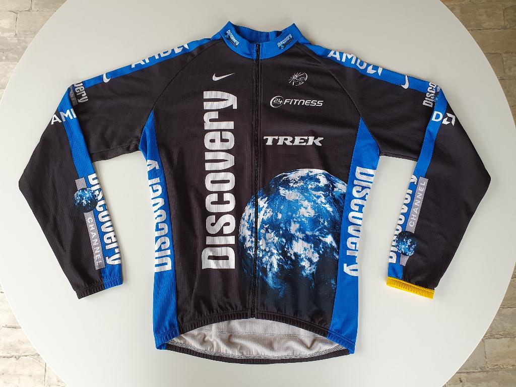 Wielertrui Discovery Trek (Nike, XL), Sport en Fitness, Wielrennen, Gebruikt, Kleding, Ophalen of Verzenden