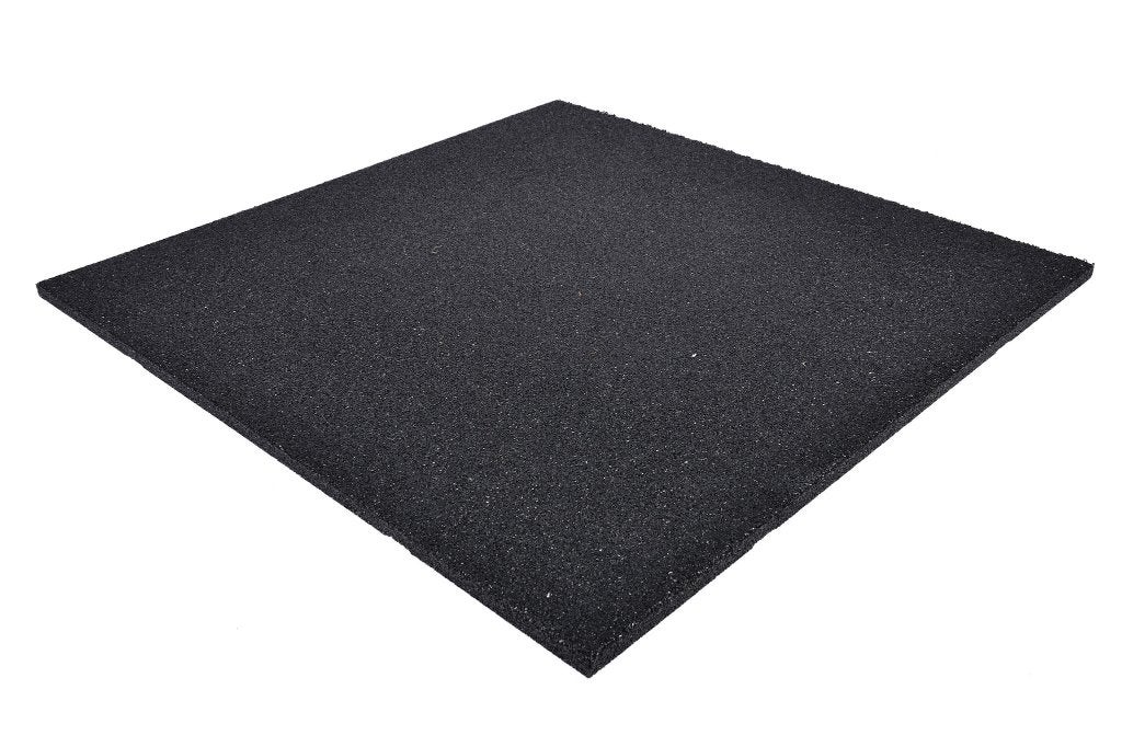 Zwarte Rubber Tegels 100 x 100 x 2.5cm €19,45,- per stuk!, Jardin & Terrasse, Pavé & Dalles, Neuf, Tuiles de terrasse, Caoutchouc