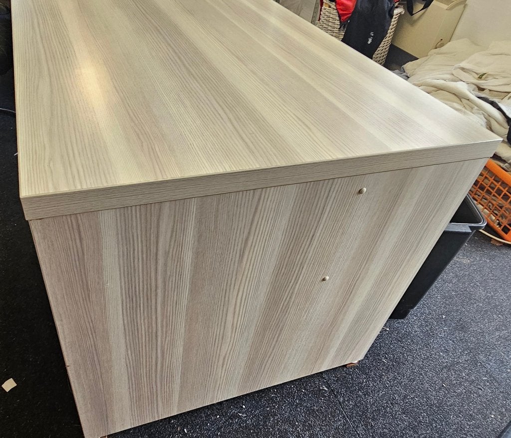 bureau 2m x 80 cm, Maison & Meubles, Bureaux, Enlèvement, Utilisé, Bois, 200 cm