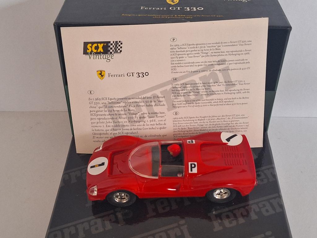 Scx Vintage Classic Ferrari 330 P3 Ref 6028 Avec Certificat, Neuf, Autres marques, Électrique, Enlèvement ou Envoi