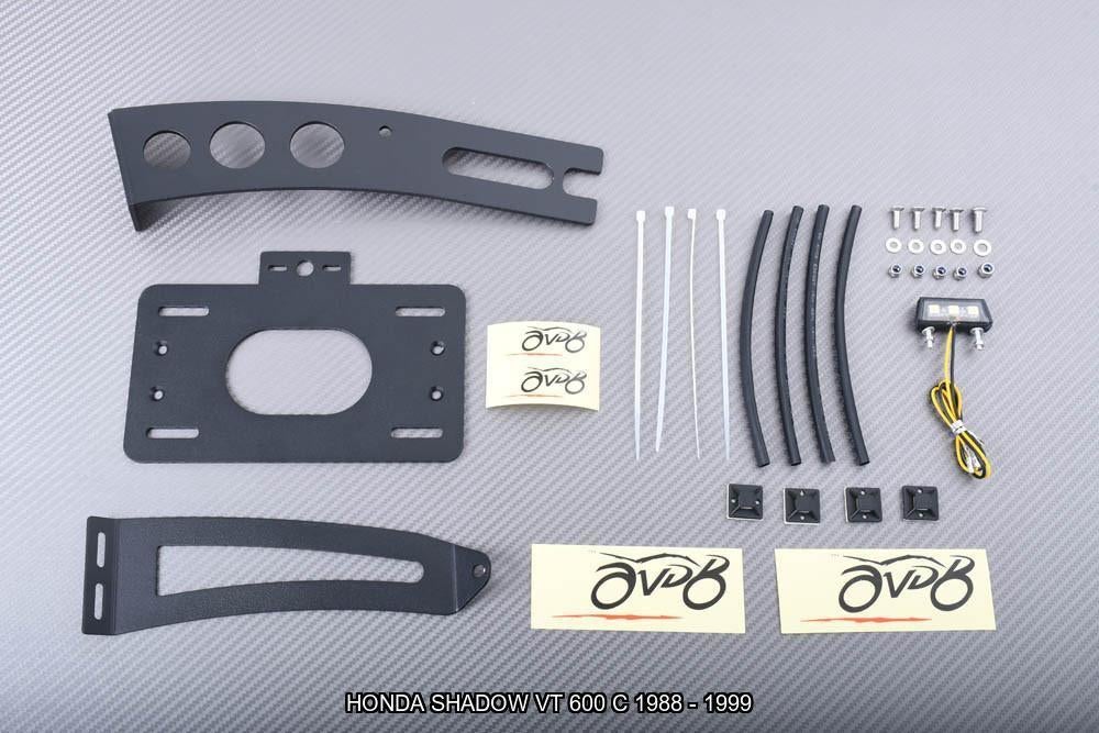 Kentekenplaathouder HONDA SHADOW VT 600 C 1988 - 1999, Motoren, Accessoires | Overige, Nieuw, Ophalen of Verzenden