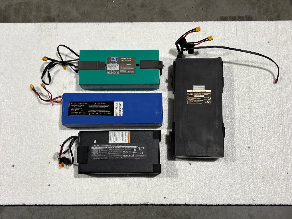 Li-ion E-step/E-bike batterijen te koop, Ophalen, Gebruikt