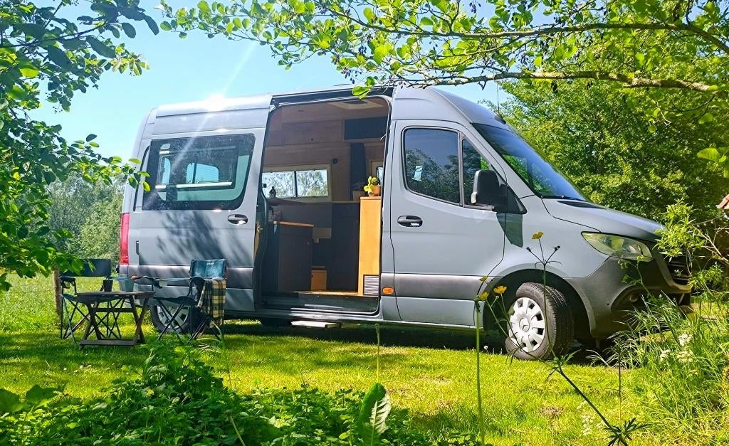 Mercedes Sprinter camper nieuwe ombouw met garantie, Dakluik, Bedrijf, Tot en met 3, Mercedes