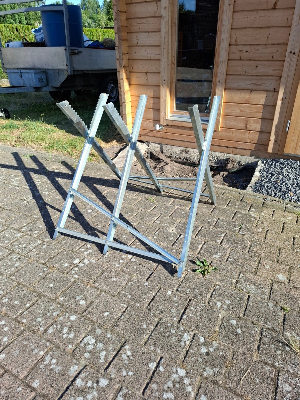 Zaagbok, Ophalen