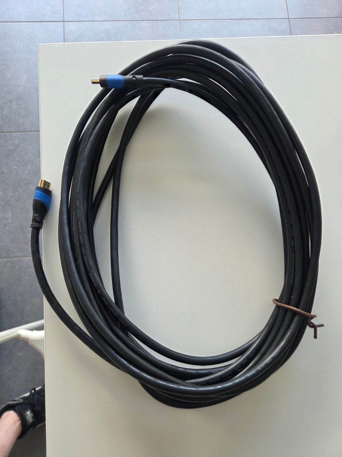 Câble HDMI KabelDirekt 10 m High Speed avec Ethernet, Audio, Tv en Foto, Audiokabels en Televisiekabels, Ophalen of Verzenden