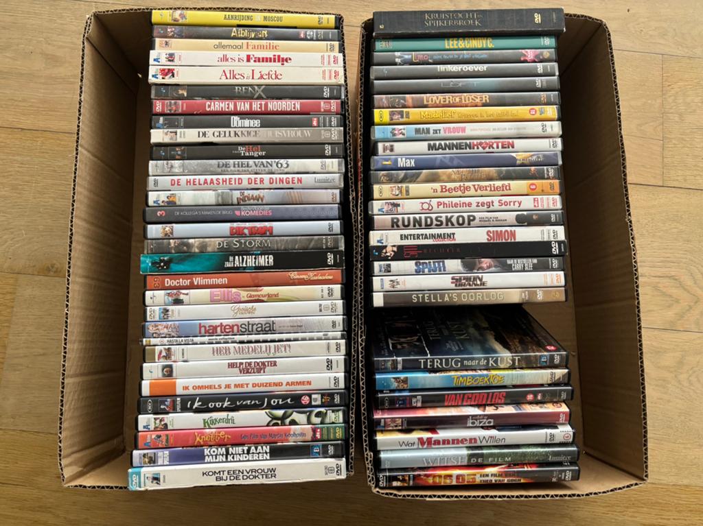 Lot Vlaamse/Nederlandse films, Cd's en Dvd's, Ophalen, Zo goed als nieuw