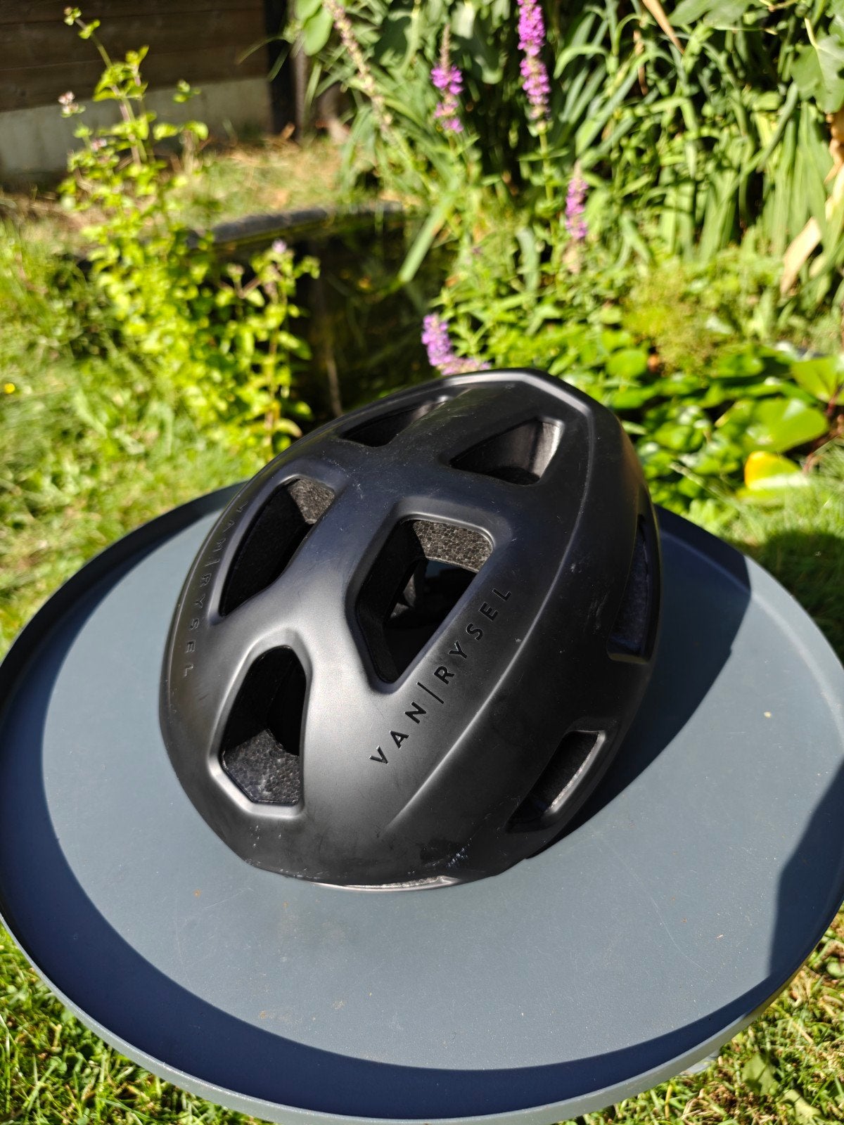 Fietshelm Van Rysel Roadr 100 zwart L, Fietsen en Brommers, Ophalen of Verzenden, Zo goed als nieuw, Van rysel, L