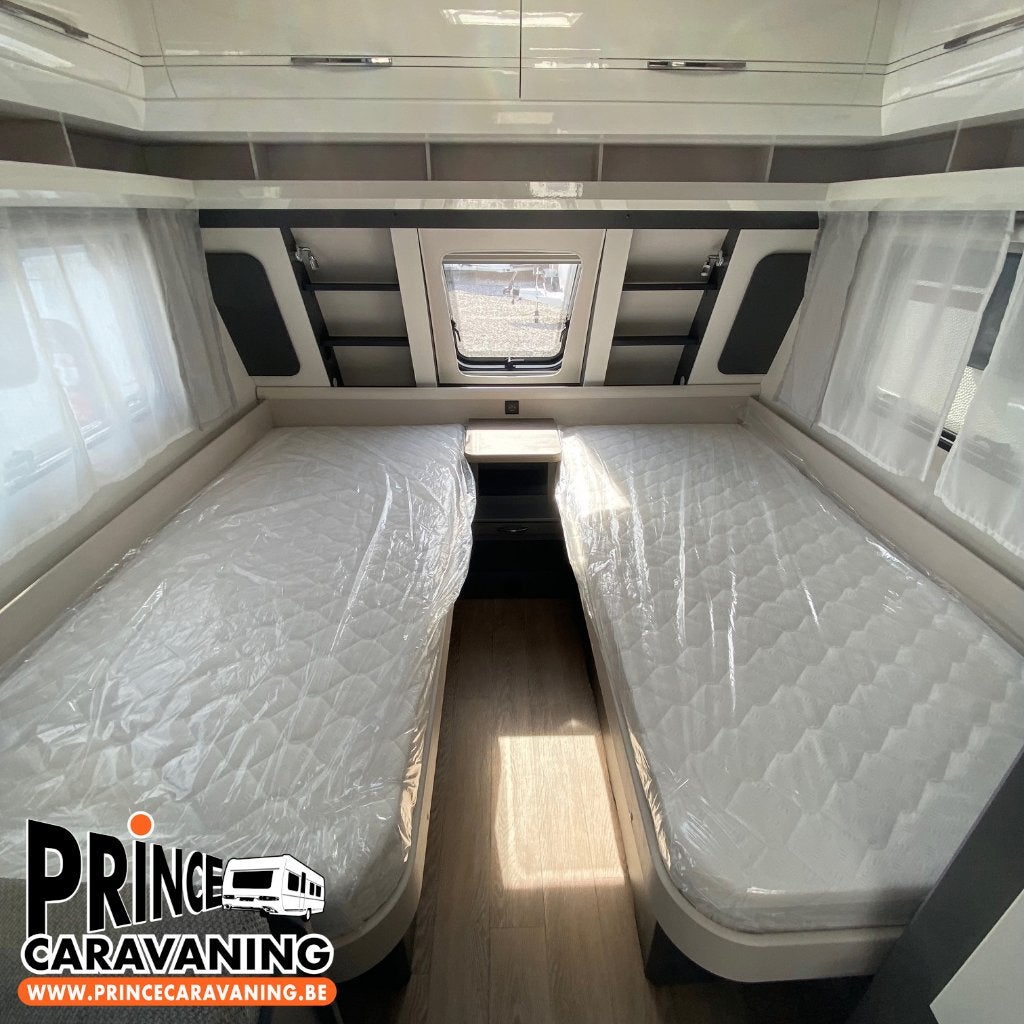 Hobby Excellent 460 SL 2027 - Prince Caravaning, 2 lits séparés, 6 à 7 mètres, Porte moustiquaire, Entreprise