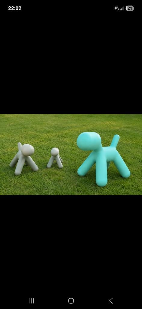 Magis Puppy — Eero Aarnio — chiens de créateurs (3 pièces), Enlèvement