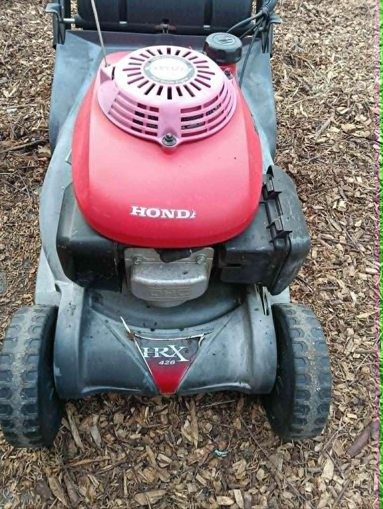 Grasmaaier merk honda type HRX 426 zeltrekker rol, Ophalen, Cirkelmaaier, Honda, Gebruikt