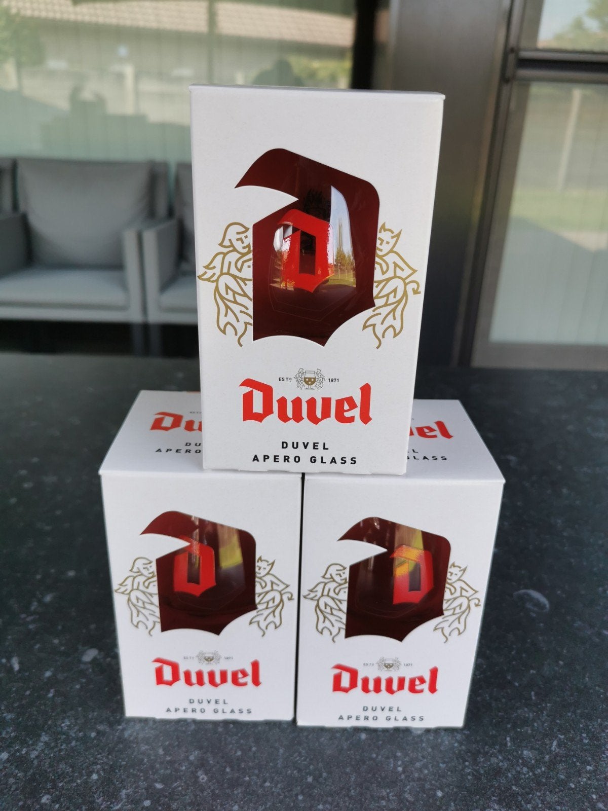 Duvel Apéro glaasjes 16,5cl, Ophalen of Verzenden
