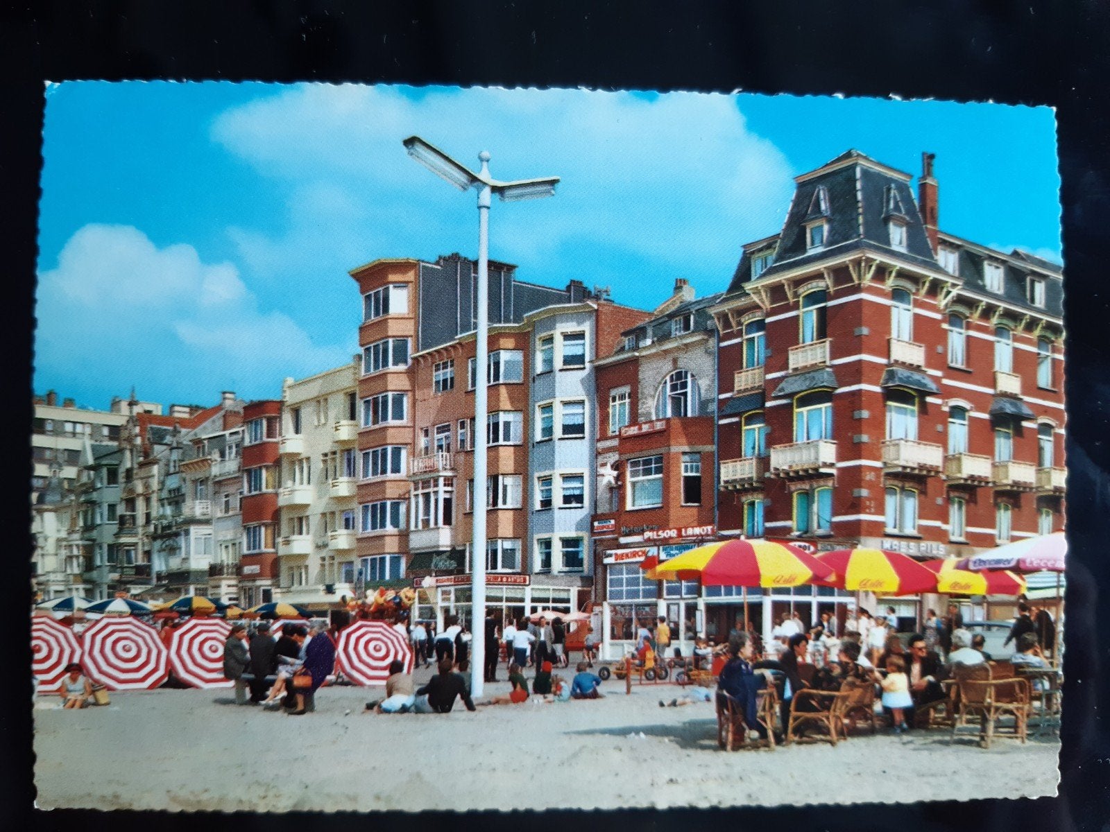 la Panne DE PANNE VINTAGE kaart Iris luxe, Verzamelen, Ophalen of Verzenden