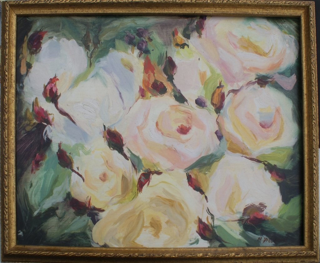 Monique Daelman: Bloemen (36 x 28 cm), Ophalen of Verzenden
