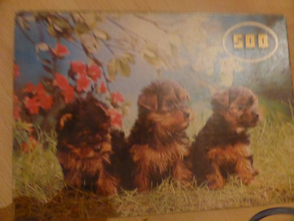 Puzzel hondjes 500 stukjes, Enlèvement, Plus de 50 pièces, Utilisé