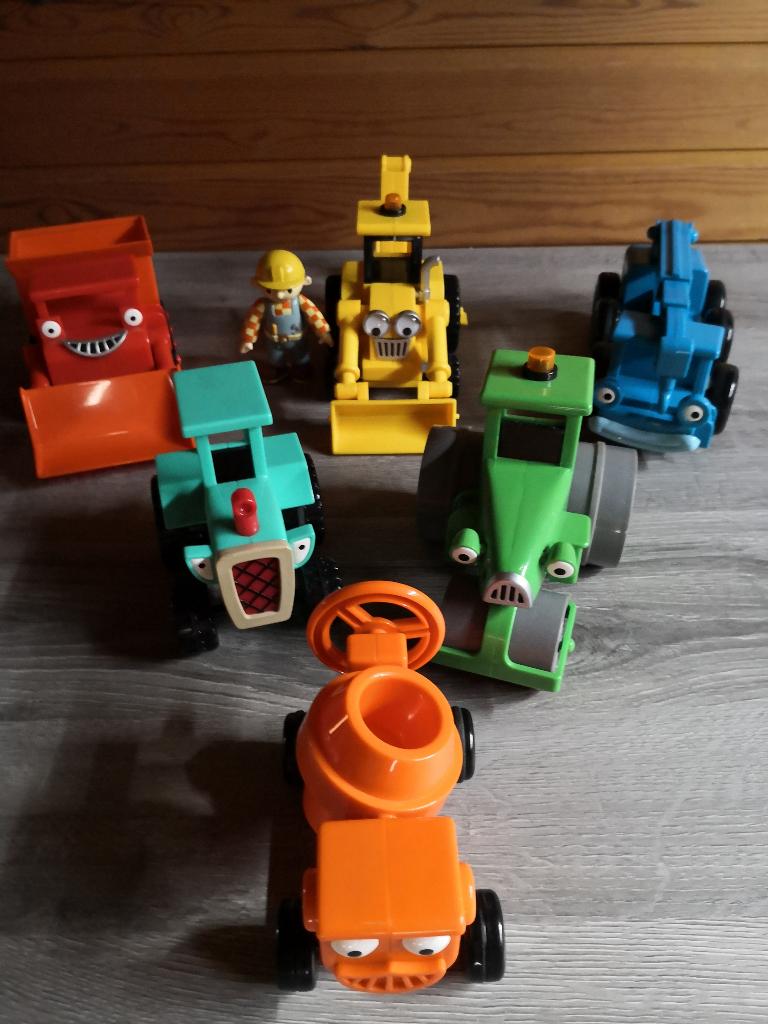 Set bob de bouwer voertuigen en figuren, Kinderen en Baby's, Speelgoed |Speelgoedvoertuigen, Ophalen
