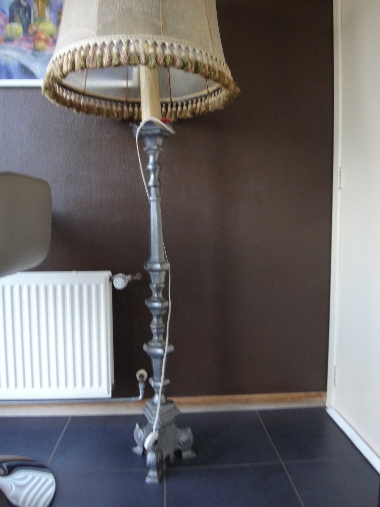 Tinnen lamp, Antiek en Kunst, Ophalen