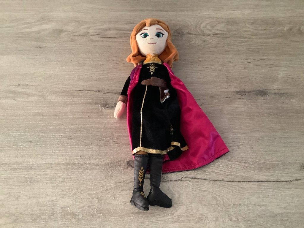 Disney Frozen Anna pluche character (40 cm), Disney, Ophalen of Verzenden, Zo goed als nieuw, Middelgroot (20 tot 80 cm)
