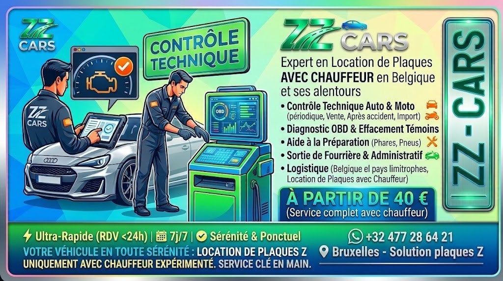 plaque z à partir de 40 euro 0477/286 421, Autos, Particulier, Achat
