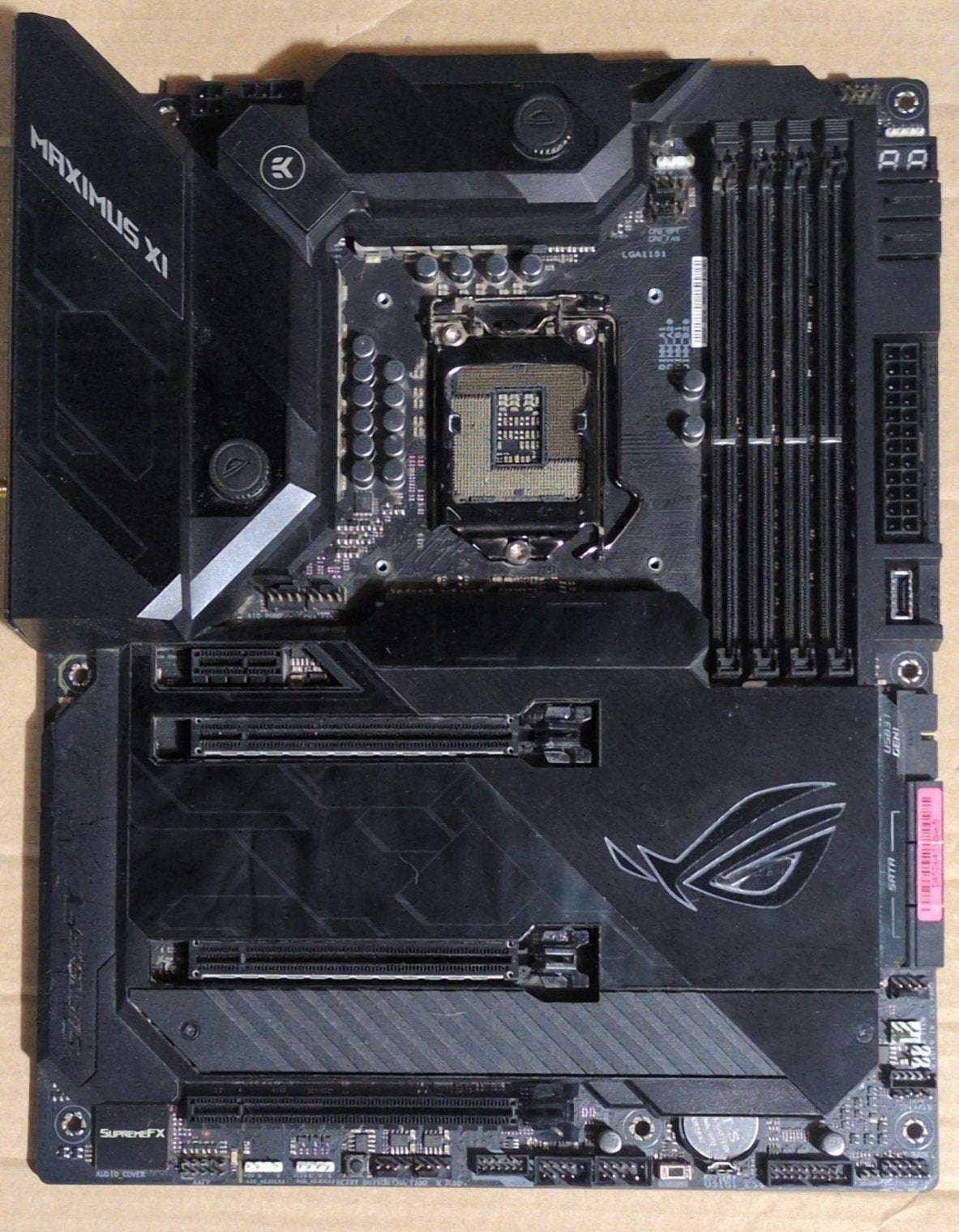 ASUS ROG Maximus XI Formula + i5-9600K + 24 Go de RAM + refr, Informatique & Logiciels, Enlèvement ou Envoi, LGA 1151, DDR4, Utilisé