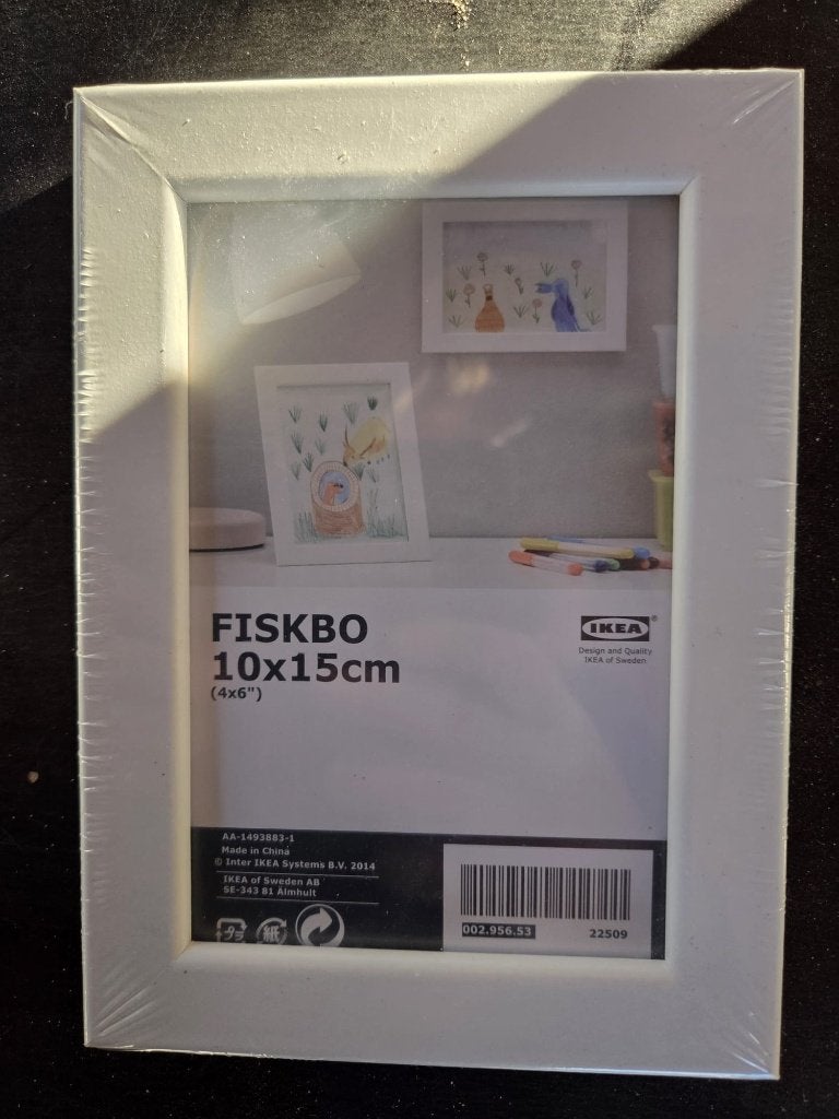fotokader, Audio, Tv en Foto, Fotografie | Fotolijsten, Ophalen, Wit, Nieuw, Standaard fotolijst