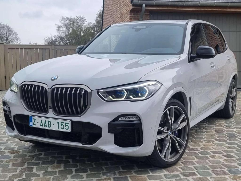 BMW X5 M50 M PACK/Laser/Nightvision/SoftClose/Active stee, Autos, Cuir, Argent ou Gris, Achat, Volant chauffant