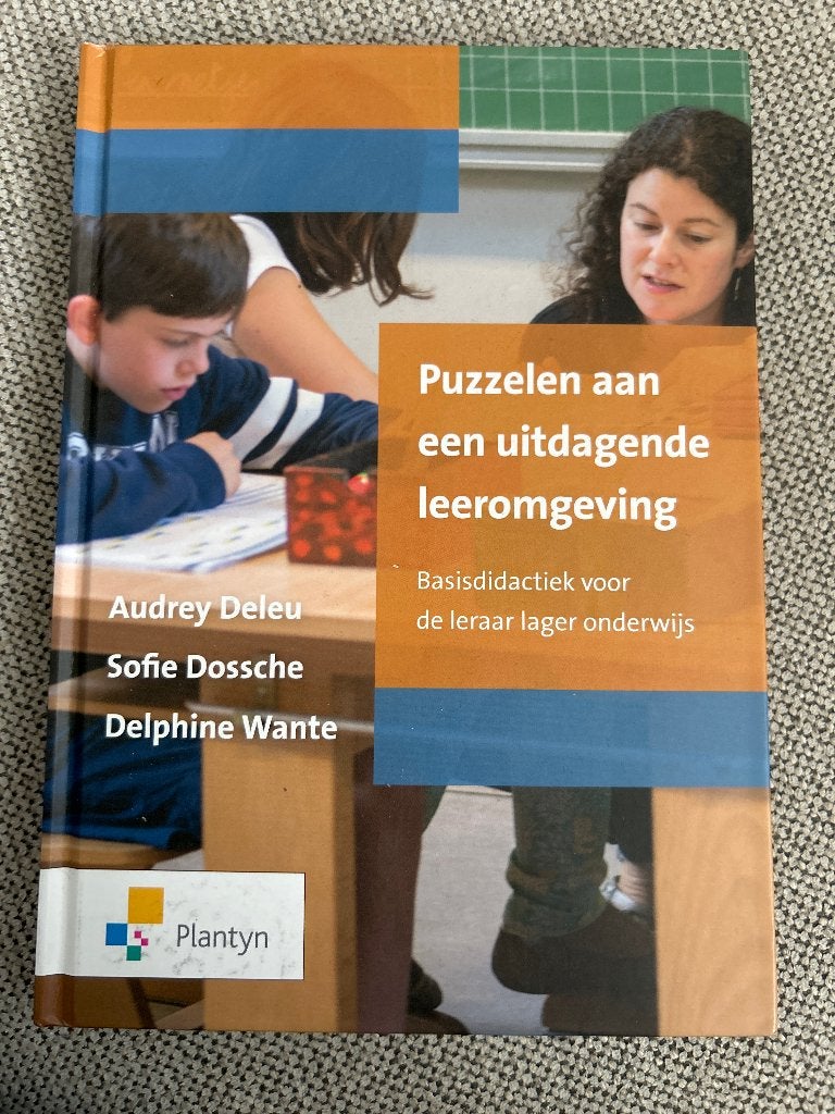 Puzzelen aan een uitdagende leeromgeving, Ophalen of Verzenden, Nieuw, Hogeschool, Delphine Wante; Audrey Deleu