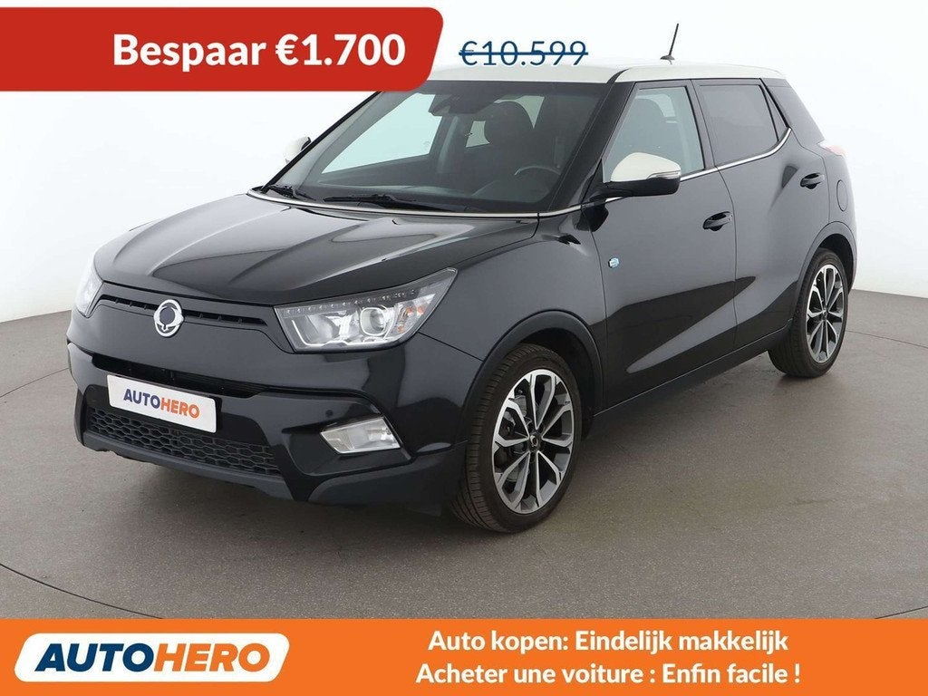 SsangYong Tivoli 1.6 TD Forward 4x2, Autos, SsangYong, Noir, 5 portes, Tivoli, 113 g/km