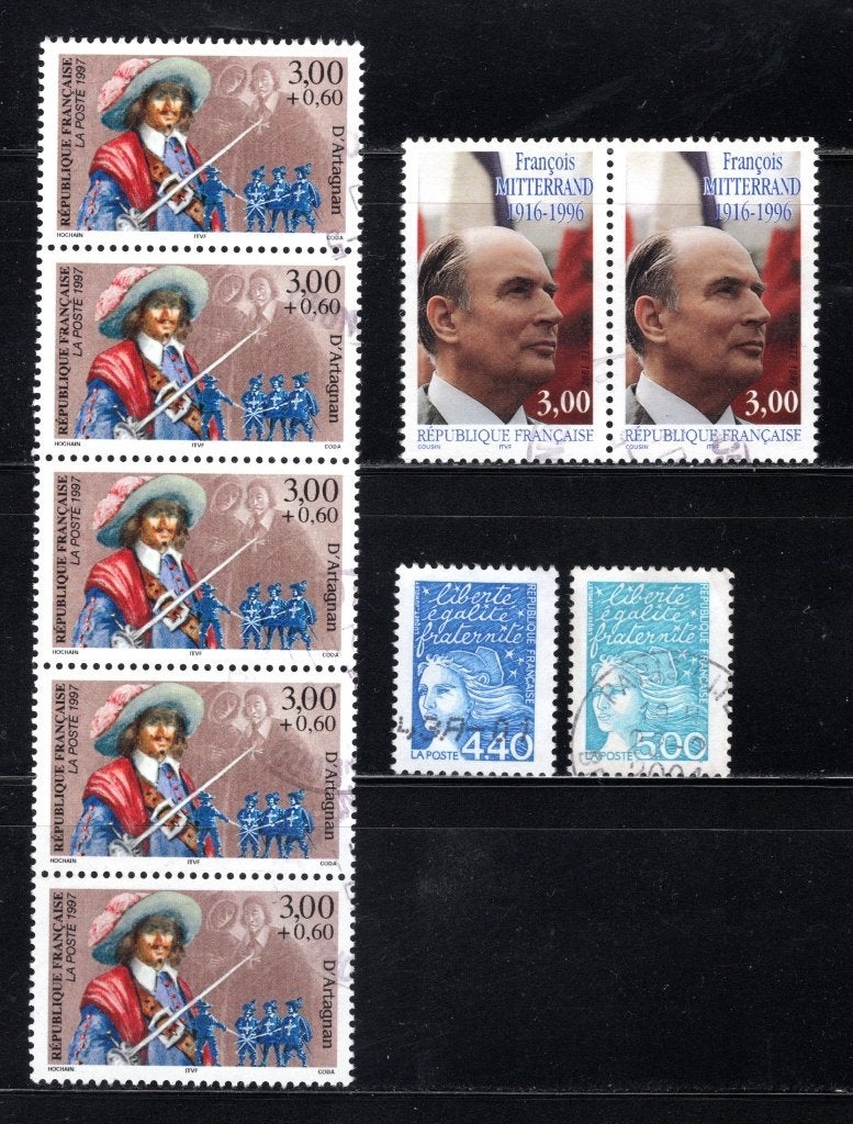 FRANCE Lot 1997 timbré, Envoi, Affranchi