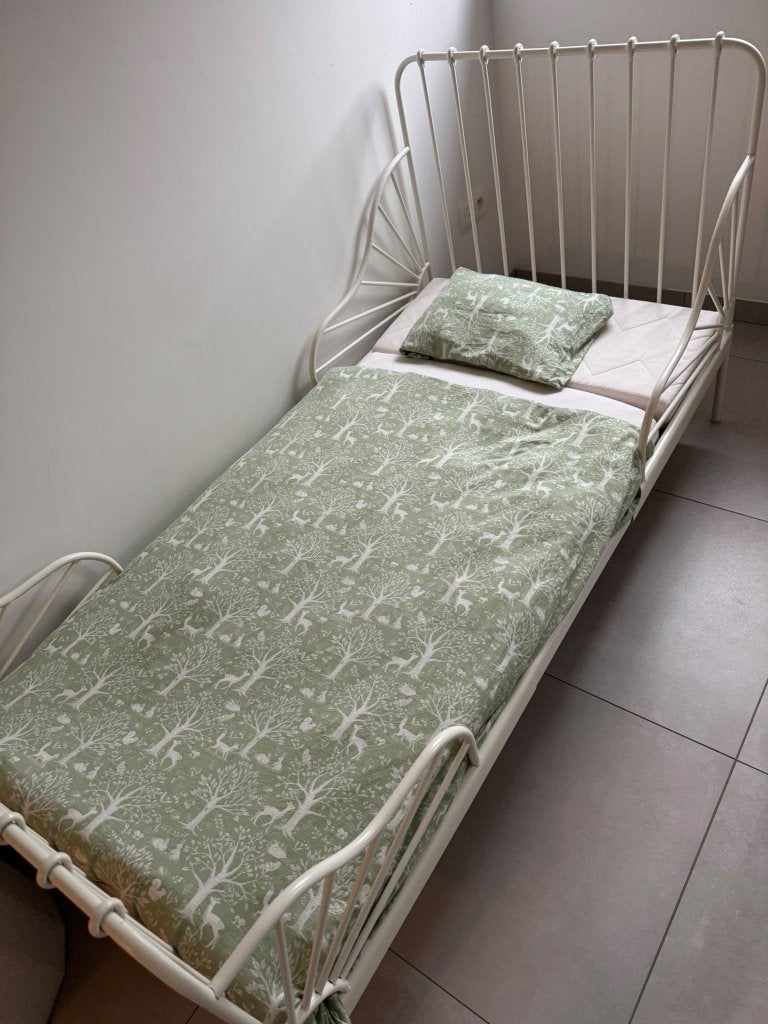 Bed, 90 cm, Enlèvement, Blanc, Une personne