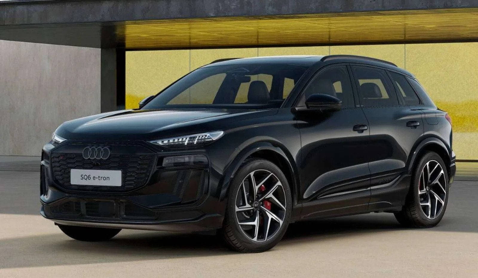 Audi Q6 e-tron SQ6 e-Tron 100 kWh Quattro-Panodak (bj 2025), Auto's, Automaat, Gebruikt, Zwart, Zwart