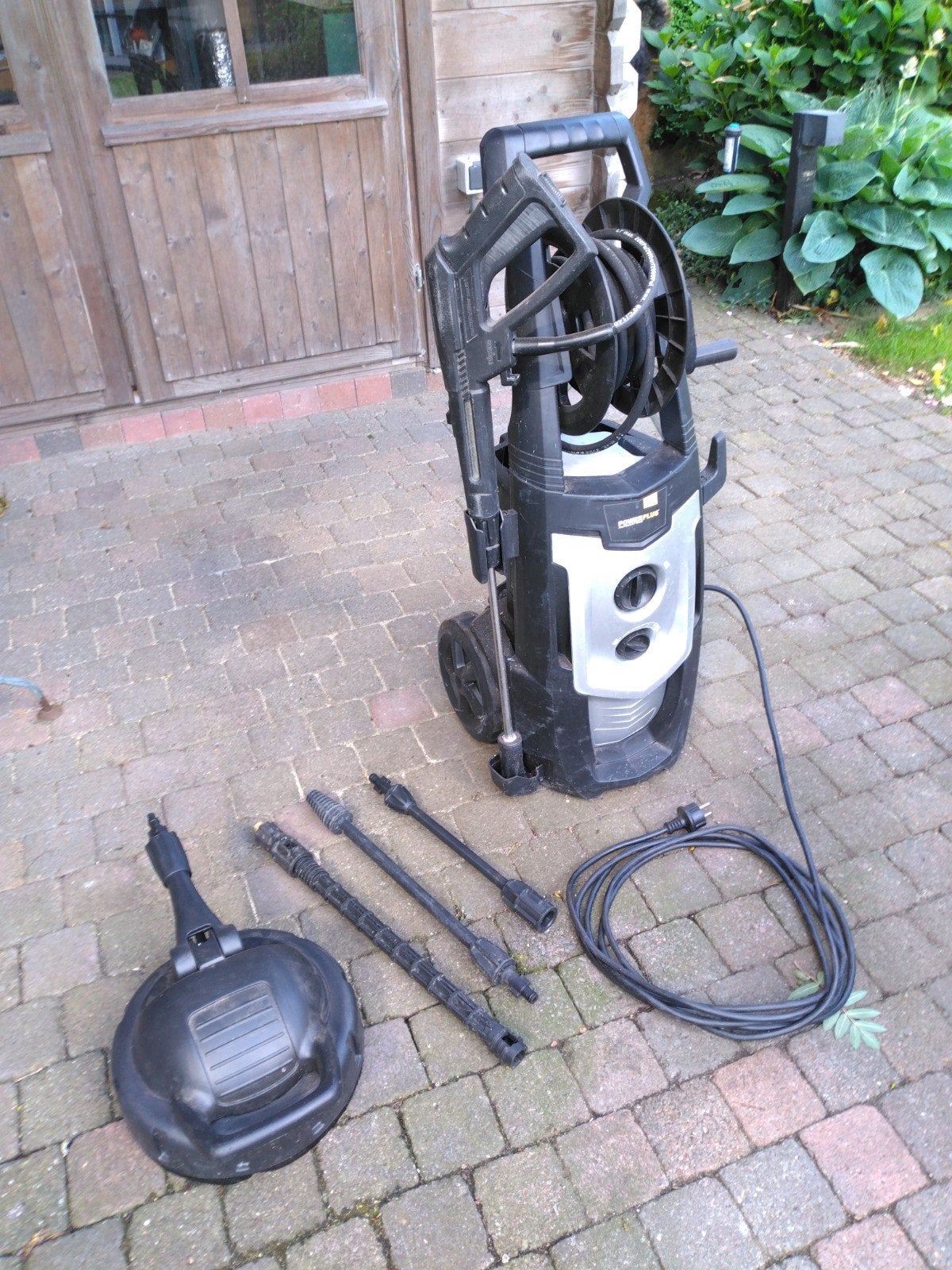 Hogedrukreiniger powerplus 195 bar, Tuin en Terras, Ophalen, Met autostop en -start, Zo goed als nieuw, Powerplus