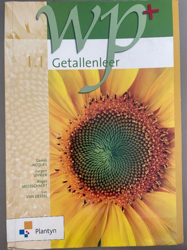 WP+ 1.1 Getallenleer, Boeken, Schoolboeken, ASO, Wiskunde A, Plantyn, Ophalen