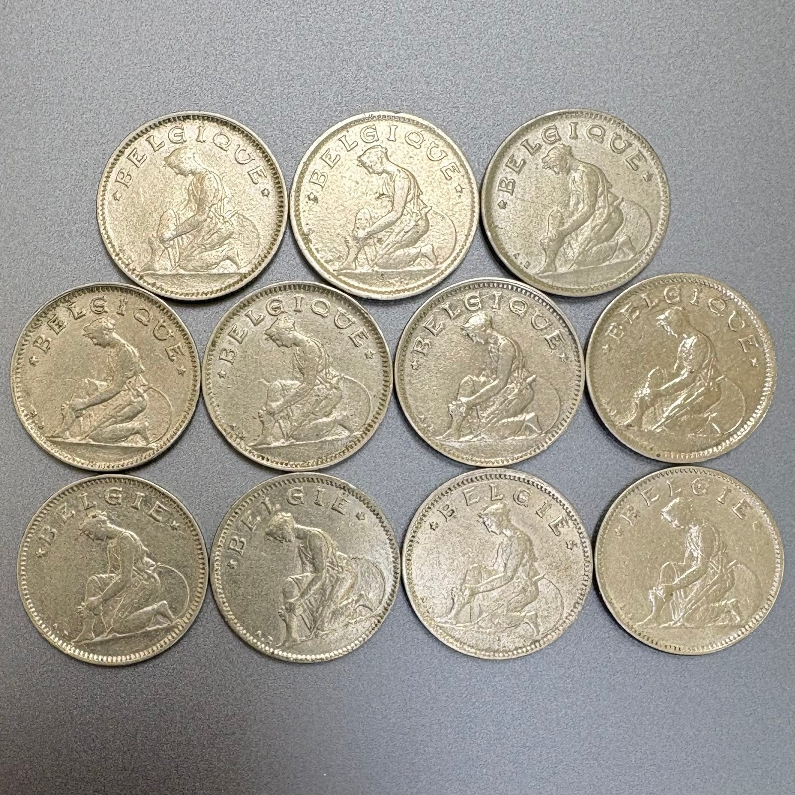 50 Cent - Belgique blessée - série de 11 pièces, Timbres & Monnaies, Envoi, Autre, Série