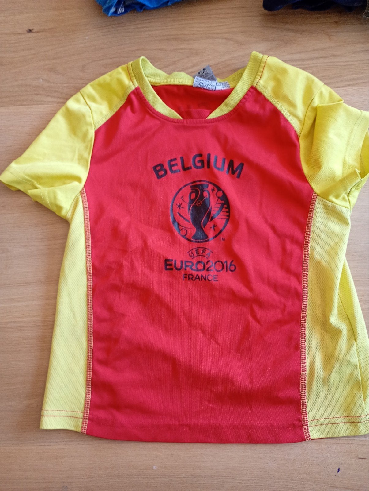 T shirt Belgium eufa euro 2016 France 6tot8 jaar, Kinderen en Baby's, Kinderkleding | Maat 116, Ophalen
