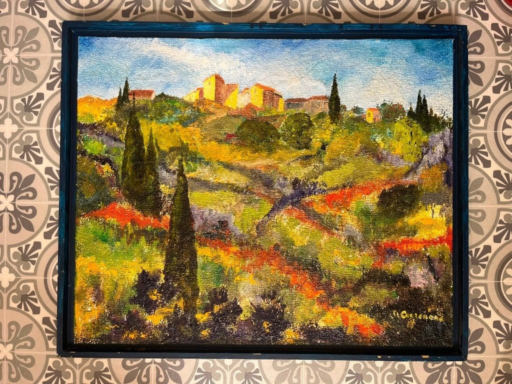 Maggy Cooreman – Huile sur toile signée 50x60 cm, Antiquités & Art, Art | Peinture | Moderne, Enlèvement ou Envoi