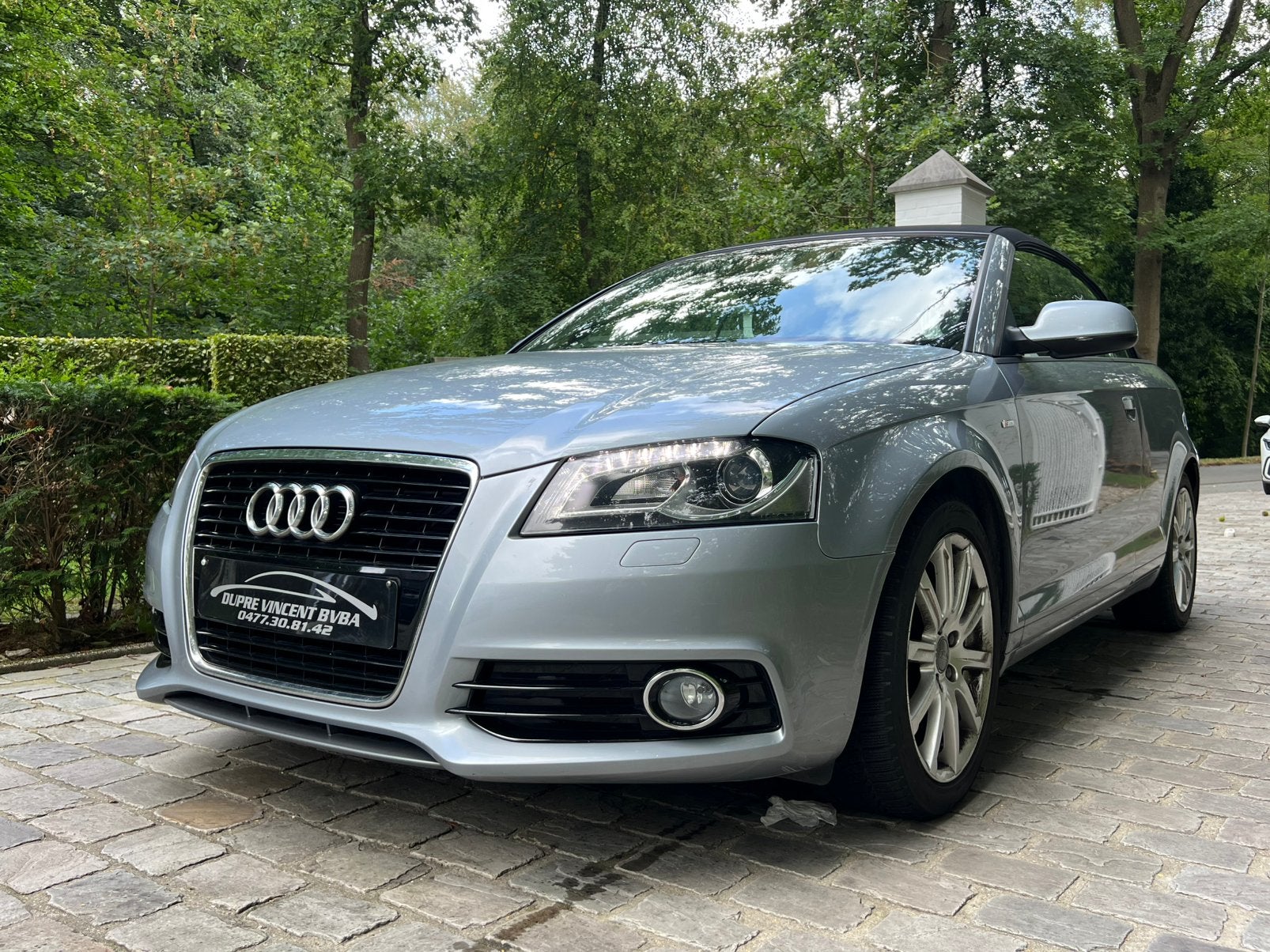 Audi A3 Cabriolet 2.0 TDi *Sline *92000Km*, Auto's, Audi, Cabriolet, Grijs, 119 g/km, 2 deurs