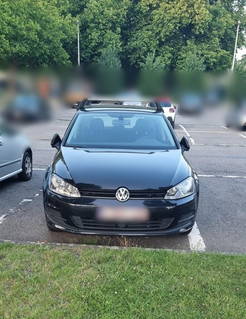 VW golf 7 1.2 tsi 2016 te koop, Auto's, Stof, Multifunctioneel stuurwiel, Zwart, Handgeschakeld