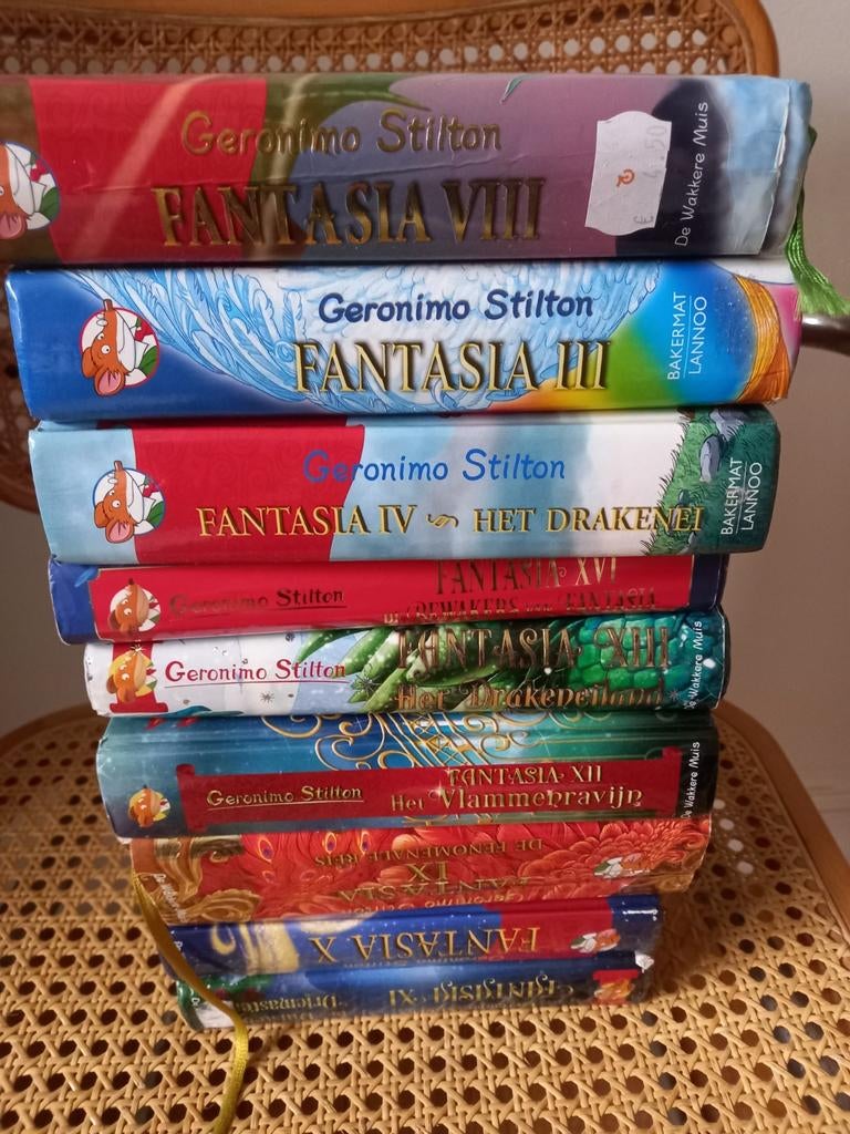 8 x boeken geromino stilton. fantasia reeks. prima conditie, Boeken, Ophalen, Gelezen, Geronimo Stilton, Fictie