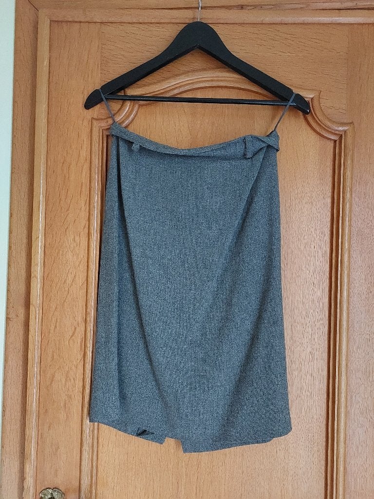 jupe grise doublée hiver - T36 - Made in Italy, Kleding | Dames, Ophalen, Giorgia Netti, Zo goed als nieuw, Maat 36 (S)