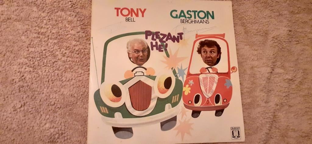 Gaston Berghmans en Tony Bell - Plezant he  Gesigneerd, Enlèvement ou Envoi