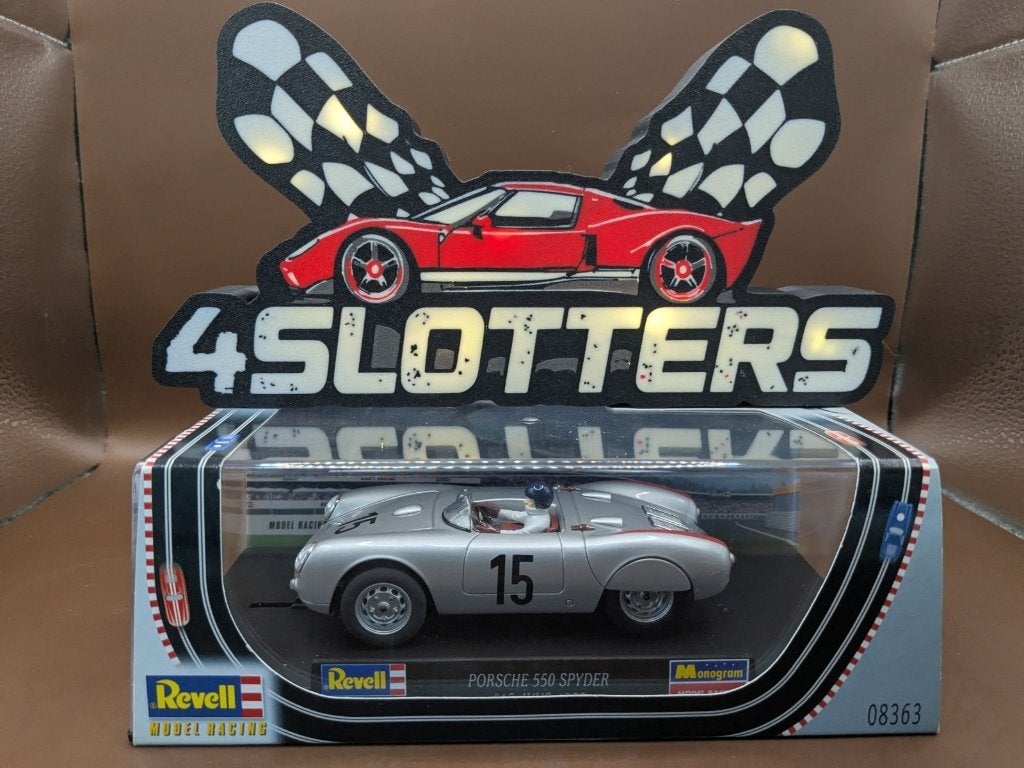 Revell Monogram Porsche 550 Spyder # 15 Avus 1955, Ophalen of Verzenden, Gebruikt, Auto