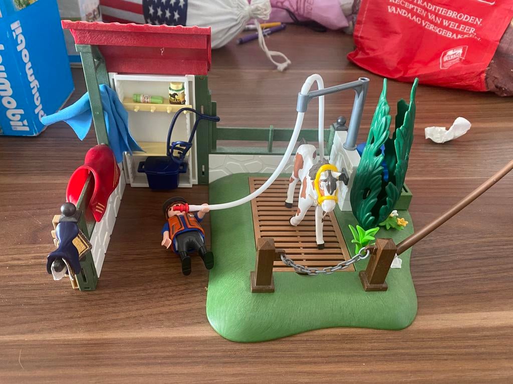Playmobile wasplaats, Ophalen, Zo goed als nieuw