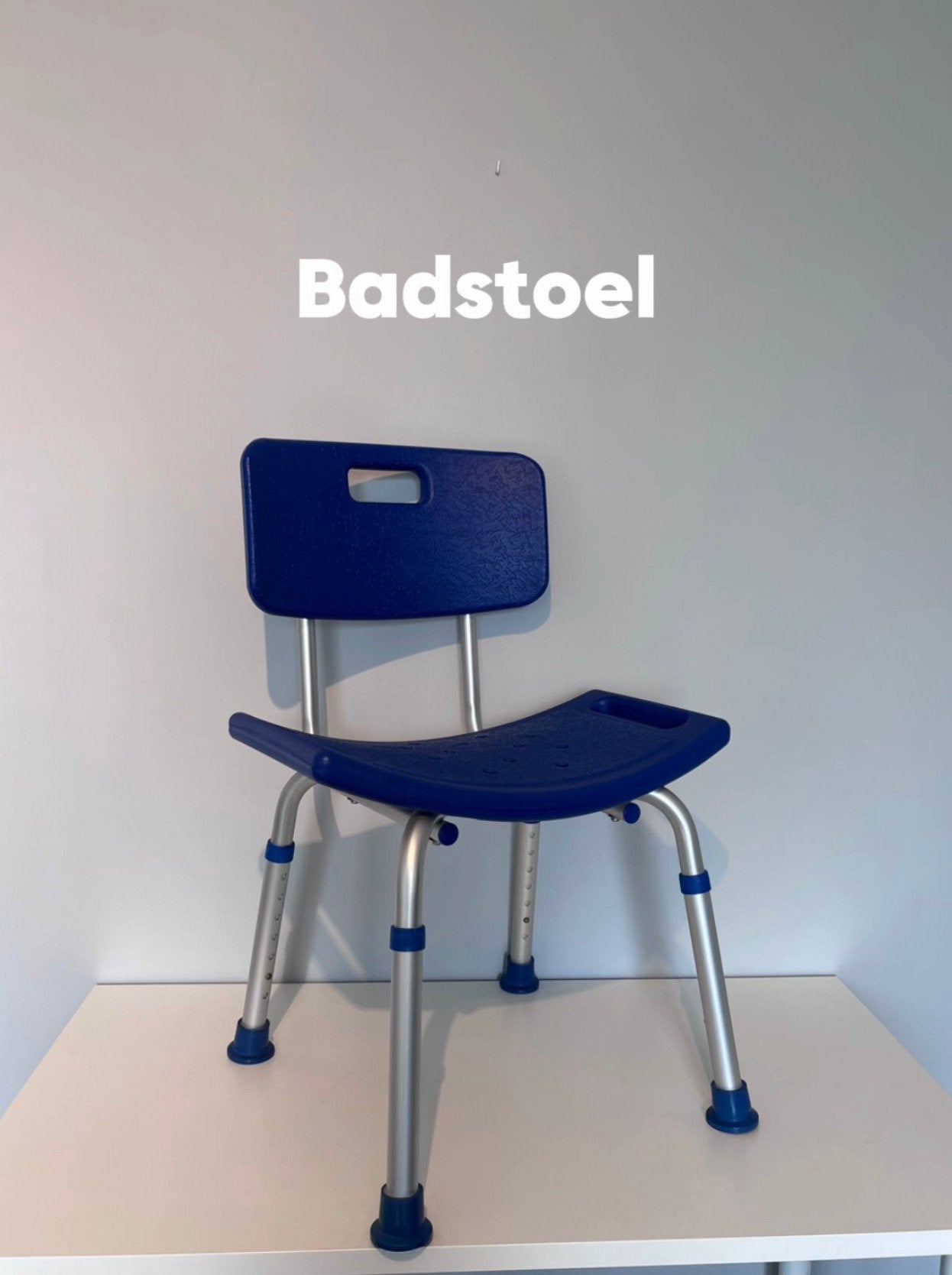 Badstoel blauw & verstelbaar, Diversen, Ophalen, Zo goed als nieuw