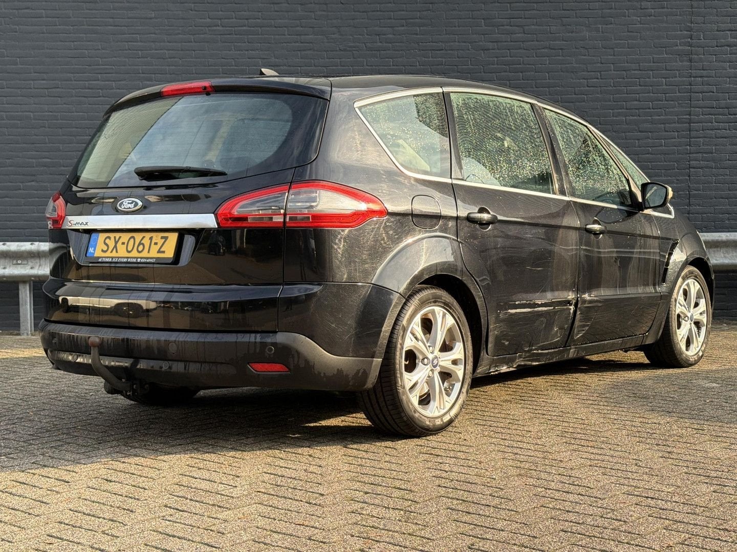 Ford S-Max 2.0 TDCi S Edition | Leder/Alcantara | Pano | Cli, Monovolume, Zwart, Grijs, S-Max
