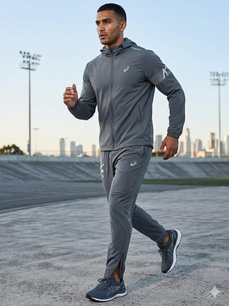 Asics Icon trainingspak grijs, Kleding | Heren, Ophalen of Verzenden, Nieuw