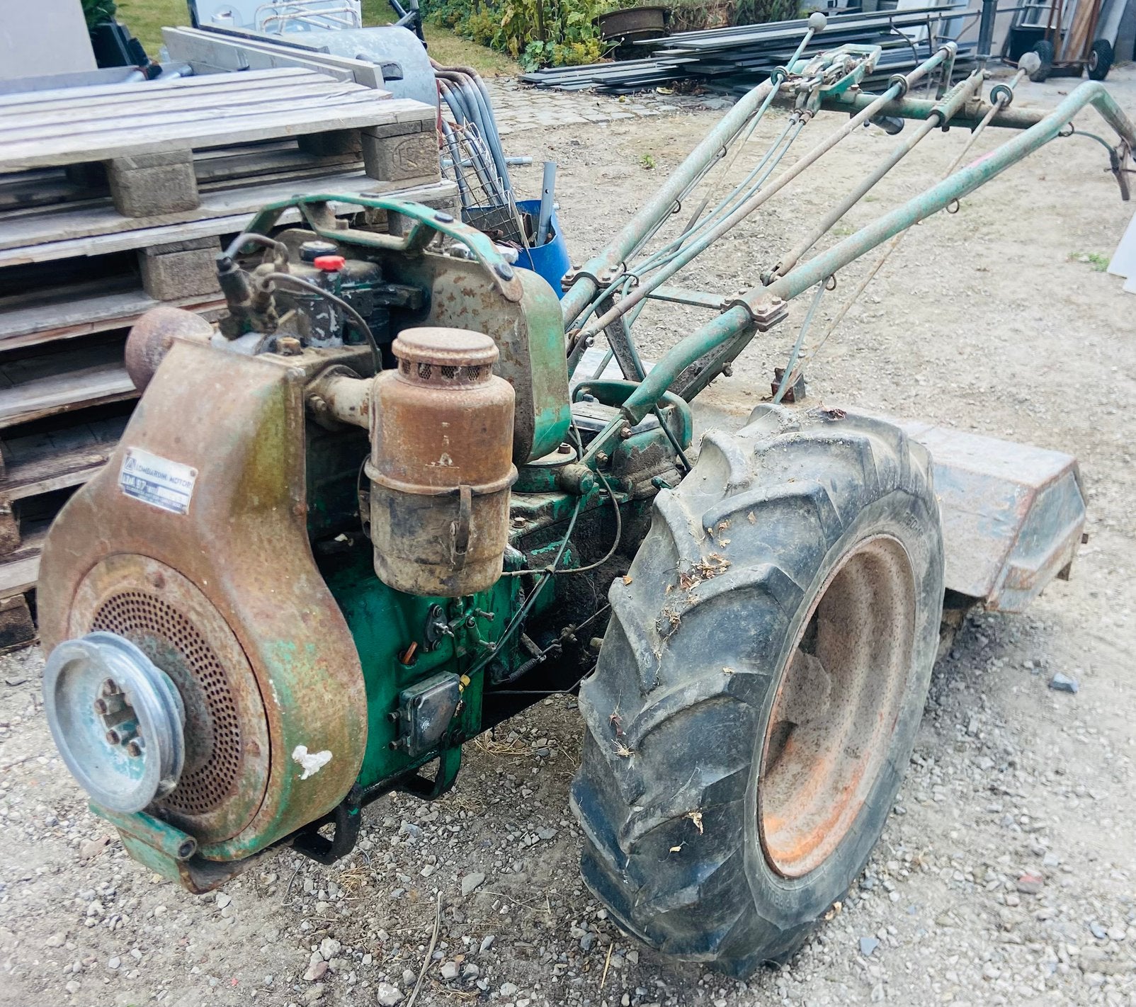 Goldoni XF40 2-wielige motoculteur – Lombardini LDA97 diesel, Bricolage & Construction, Enlèvement, Utilisé, Routeur